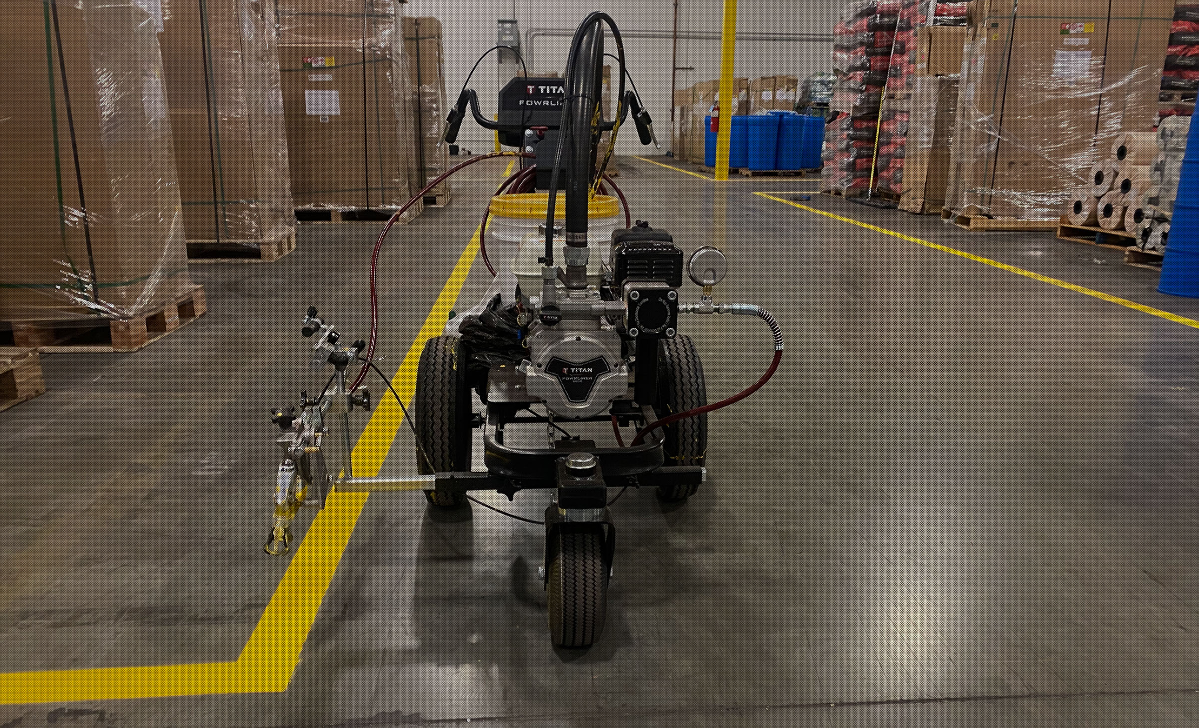 warehouse Striping By FLUE SPACE LABELS